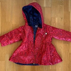 Little Marc Jacobs Reversible Leopard Girls Jacket. Size 2/3
